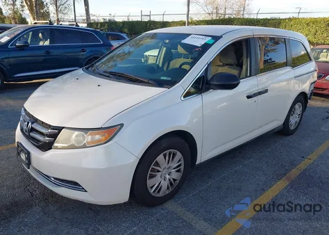 2015 Honda Odyssey Lx z USA, uszkodzony, nr VIN 5FNRL5H29FB053677